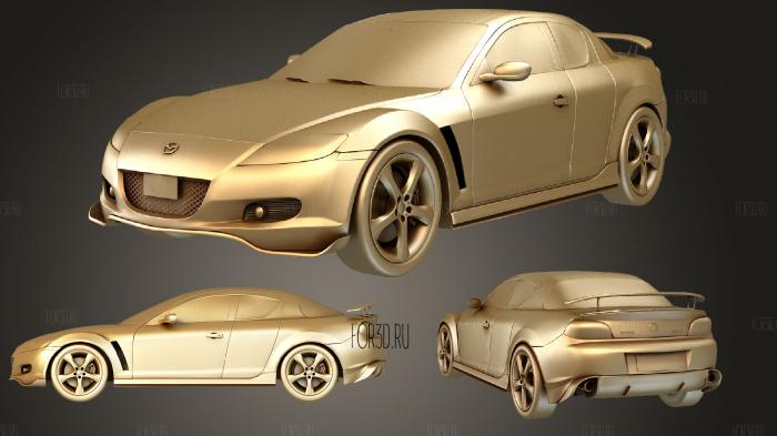 Mazda stl model for CNC